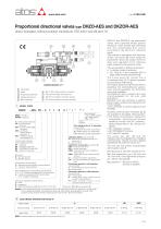 Proportional directional valves type DHZO-AES and DKZOR-AES