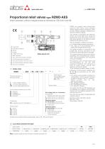 Proportional pressure valves type RZMO-AES