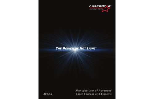 LaserStar Product Catalog 2012