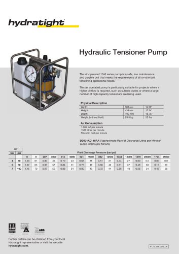 Hydraulic Tensioner Pump