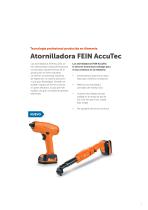 Atornilladora a baterías FEIN AccuTec para la industria. - 3