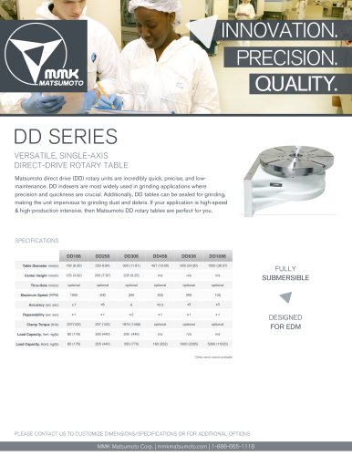 DD Direct Drive Rotary Tables