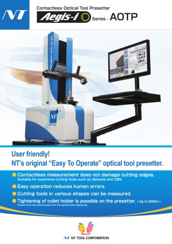 Contactless Optical Tool Presetter Aegis-i Series