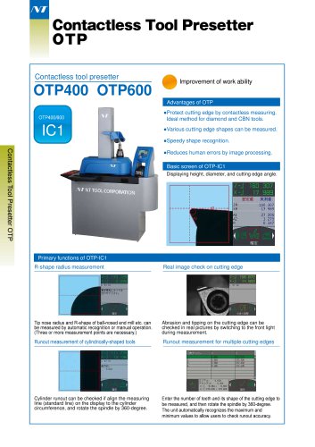 OTP Optical Tool Presetter