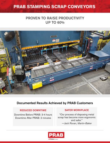 PRAB Stamping Scrap Conveyors & Systems