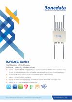 3onedata | ICPE2600 Series | Wall Mounting or Pole Mounting Industrial Outdoor 5G Wireless Router