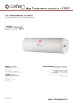 Low serie resistance & inductance