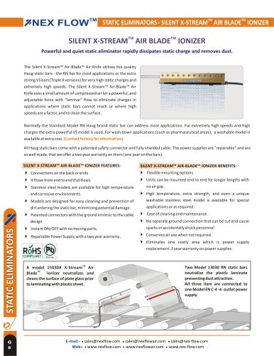 Silent X-Stream™ Air-Blade™ Ionizer