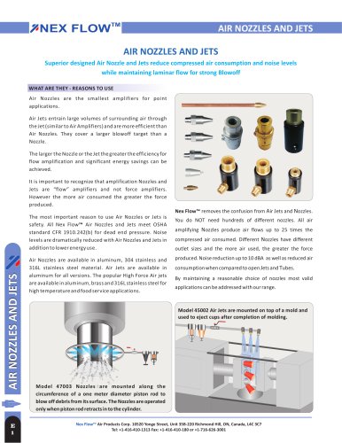 X-Stream? Air Nozzles