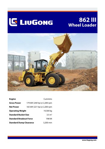 862III Wheel Loaders