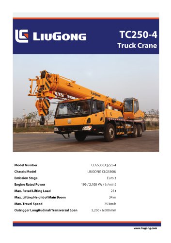 TC250-4 truck crane