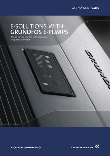 E-solution with Grundfos E-pumps