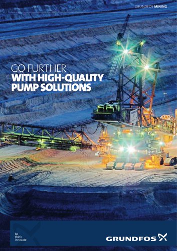 GRUNDFOS PUMPS FOR MINING