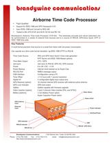 Airborne Timecode Processor