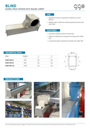 BLIND - GGE data sheet