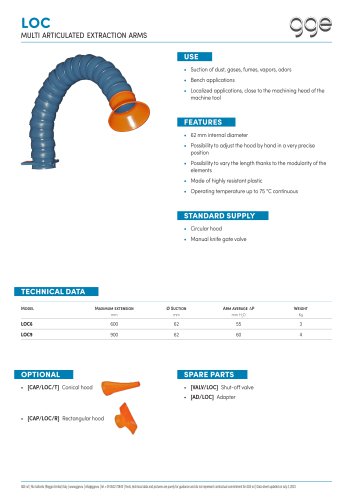 LOC - GGE data sheet