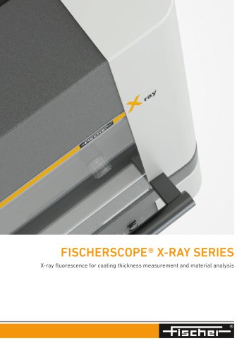 FISCHERSCOPE ® X-RAY SERIES