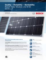 Bosch Solar Module c-Si M 60 NA30117 (225 - 245 Wp)