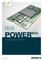 POWER ECU - The processor module for challenging tasks