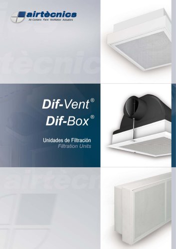 Unidades de Filtración - Dif-Vent/Dif-Box