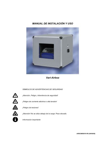 Unidades de Ventilación - Vari-Airbox