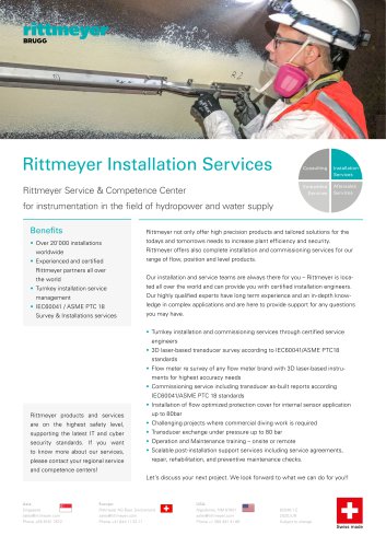 Rittmeyer Installation Services