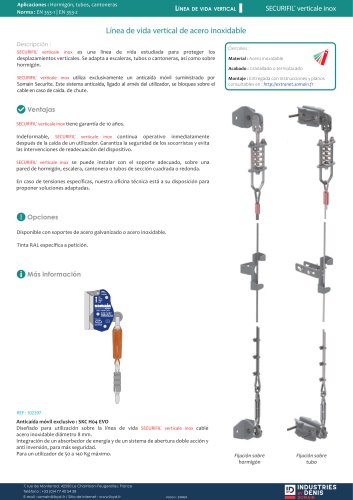 SECURIFIL verticale inox
