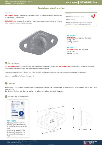 SECURIFIX® inox