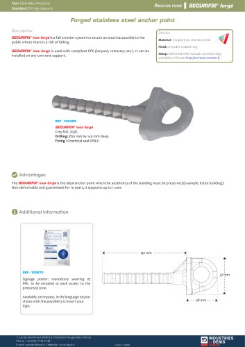 SECURIFIX® inox forgé