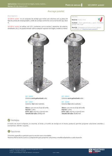 SECURIFIX® potelet H500