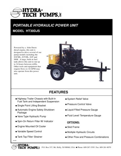 Diesel Driven Hydraulic Power Unit