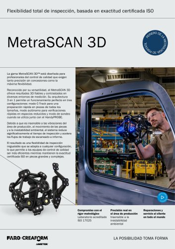 MetraSCAN 3D