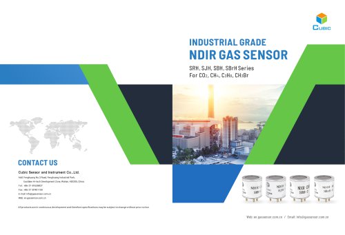 Cubic-Industrial Grade NDIR Gas Sensor