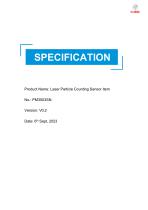 Cubic Laser Particle Counting Sensor Module PM3003SN Specification