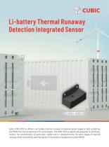 Cubic Li-battery Thermal Runaway Detection Integrated Sensor ATRS-1032