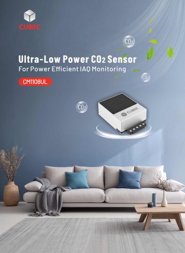 Cubic Ultra-Low Power CO2 Sensor For Power Efficient IAQ Monitoring