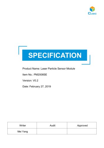 Laser Particle Sensor Module-PM2008SE