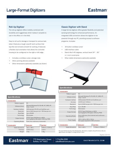 Large-Format Digitizers