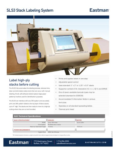 SLS3 Stack Labeling System