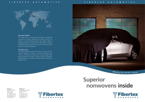 Advanced lightweight nonwovens for the automotive industry