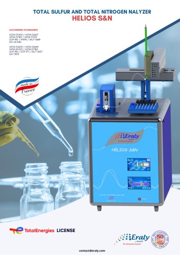 SULFUR & NITROGEN analyzer