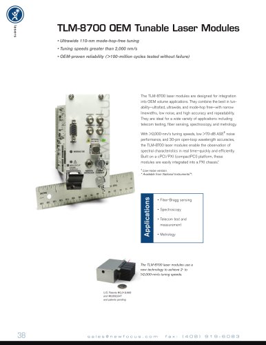 OEM Tunable Laser Modules