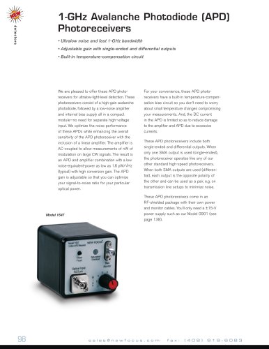 Ultralow- Light-Level Photoreceivers