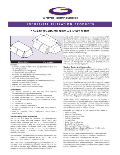 Air Intake Panel Filter