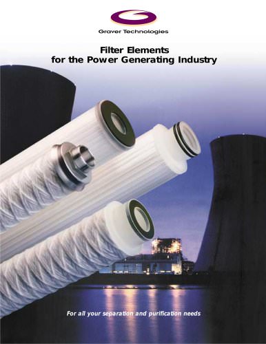 Power Generation Filter Elements Brochure