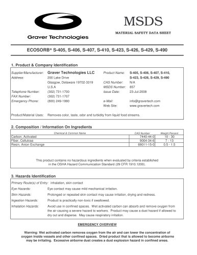 S-406 MSDS