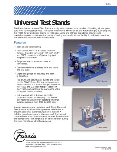 Universal test stand