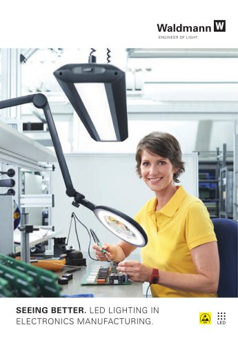 LED lighting in electronics manufacturing