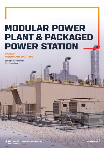 MODULAR POWER PLANT & PACKAGED POWER STATION