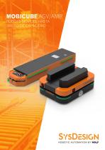 SYSDESIGN - MOBICUBE AGV/AMR ROBOTS MÓVILES HASTA 1500 KG DE CAPACIDAD